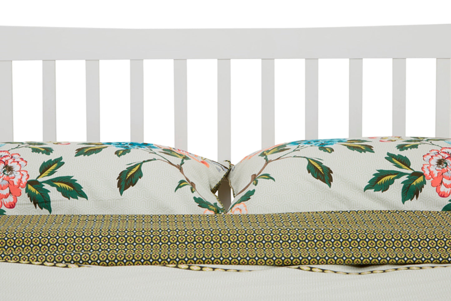 Grace Opal White Wooden Bed Frame
