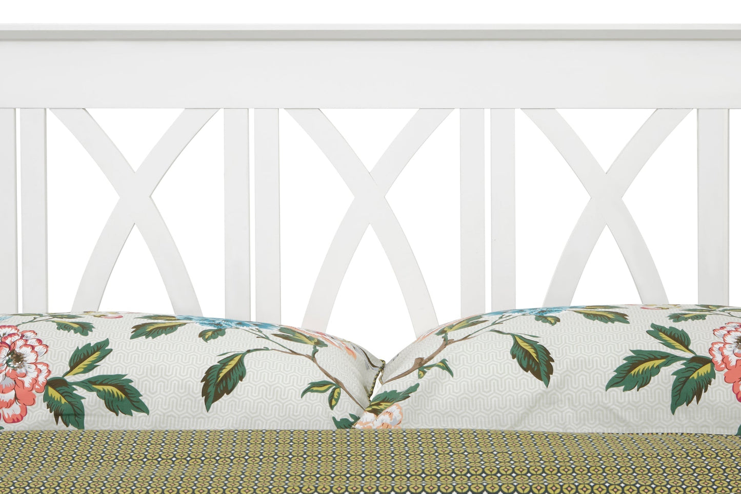 Victoria Opal White Wooden Bed Frame