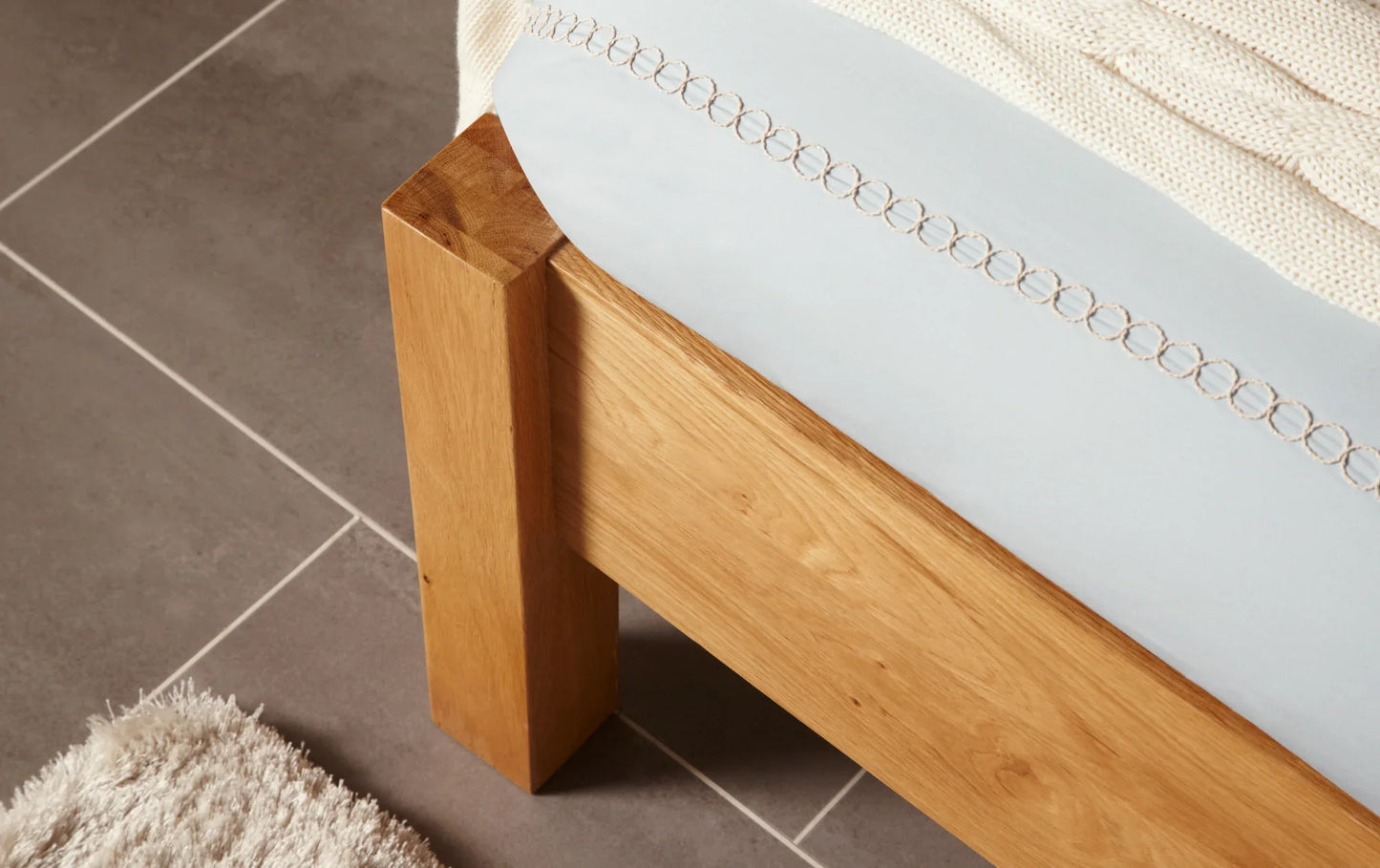 Dream Oak Wooden Bed Frame