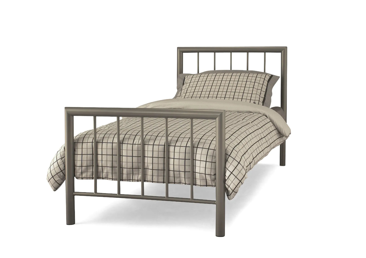 Delight Champagne Metal Bed Frame
