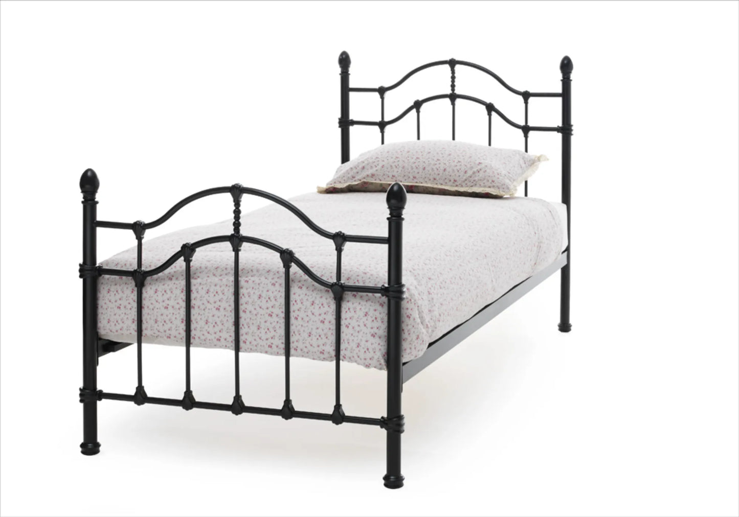 Whisper Black Metal Bed Frame