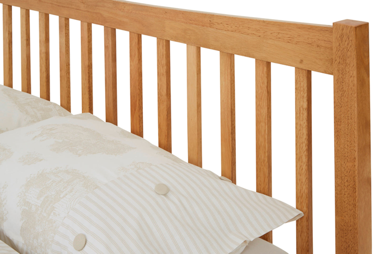 Grace Honey Oak Wooden Bed Frame