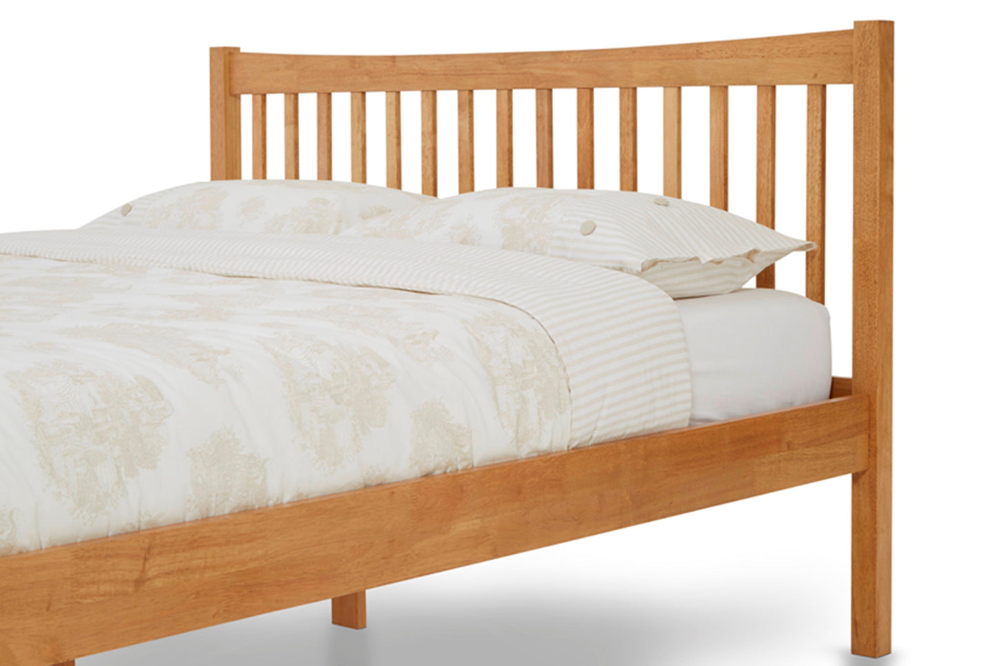 Grace Honey Oak Wooden Bed Frame