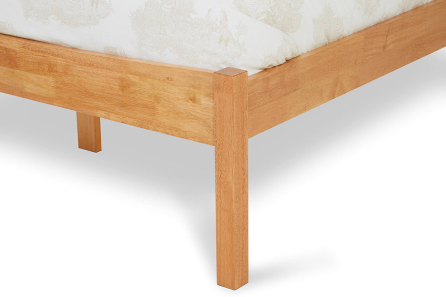 Grace Honey Oak Wooden Bed Frame