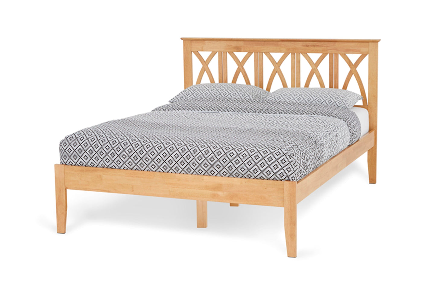 Victoria Honey Oak Wooden Bed Frame