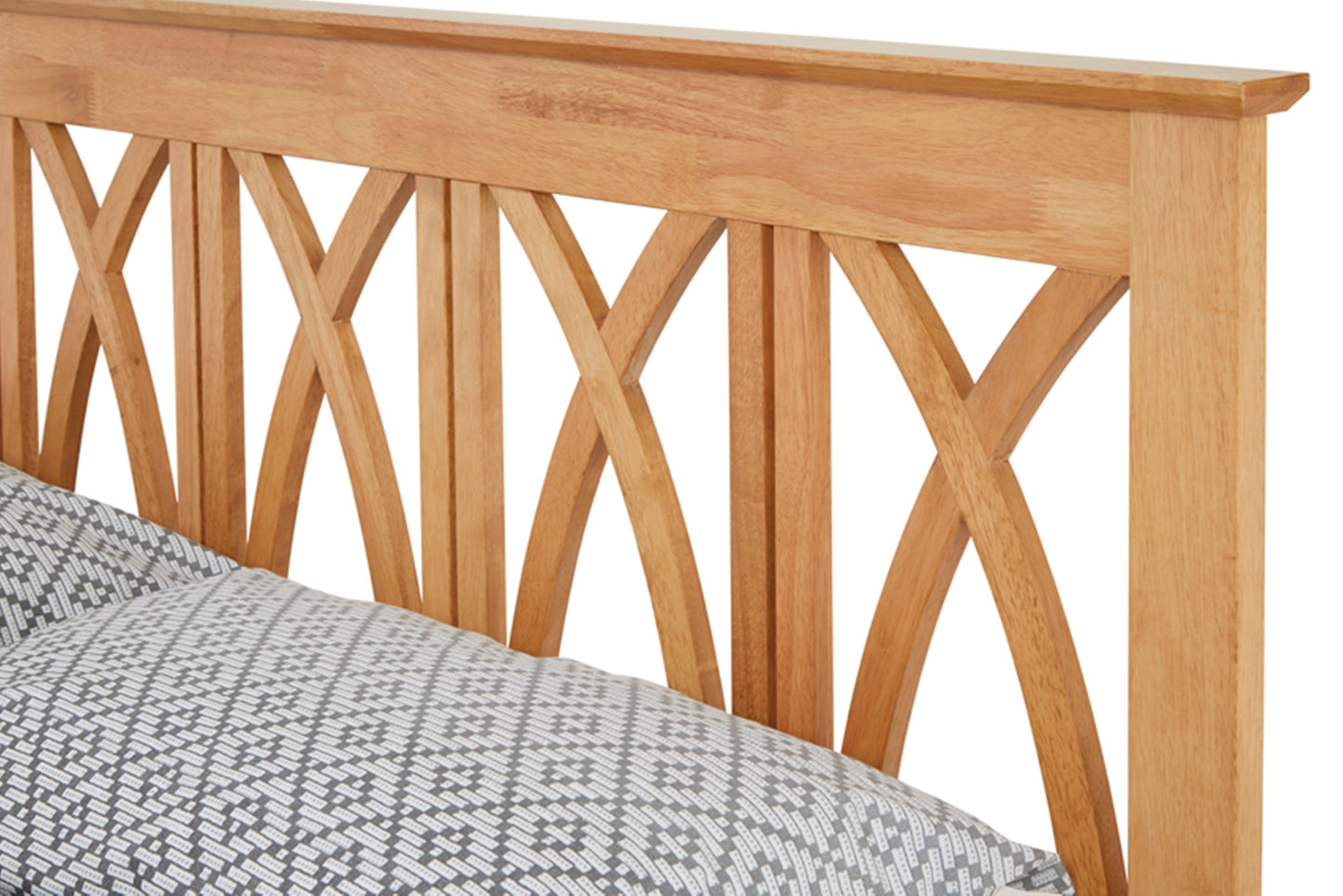 Victoria Honey Oak Wooden Bed Frame