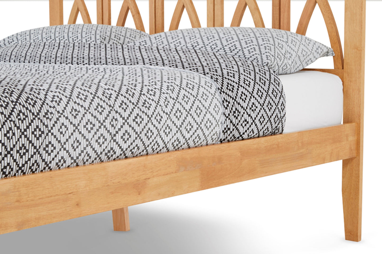 Victoria Honey Oak Wooden Bed Frame