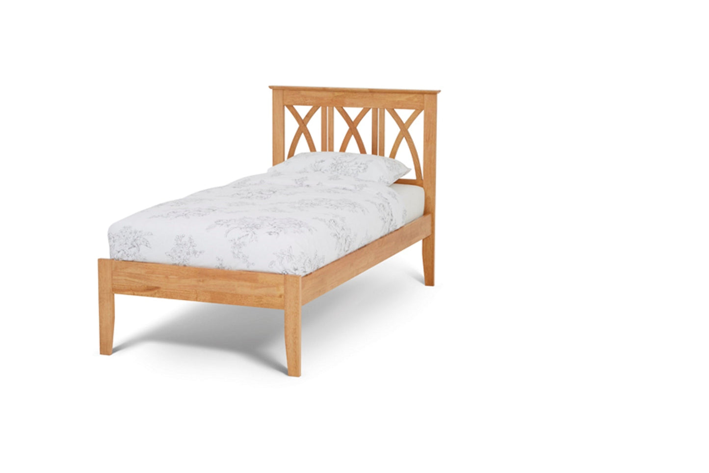 Victoria Honey Oak Wooden Bed Frame