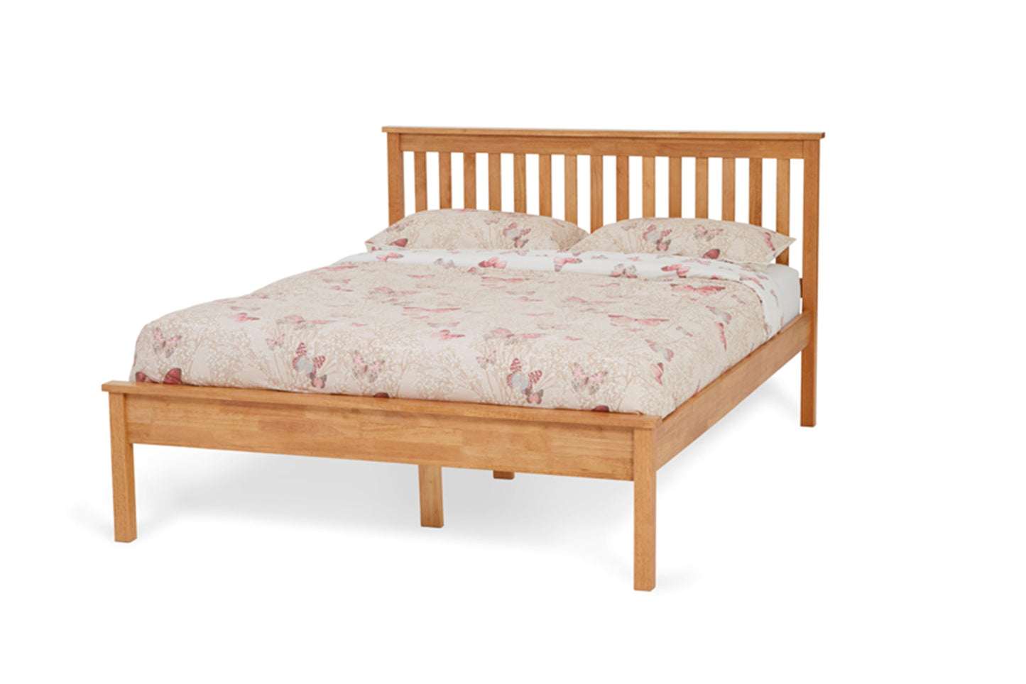 Amara Honey Oak Wooden Bed Frame