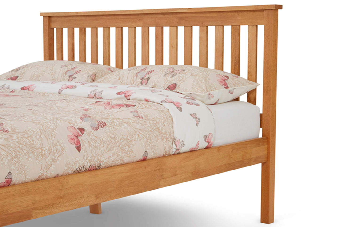 Amara Honey Oak Wooden Bed Frame