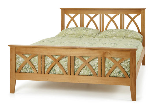 Bliss Oak Wooden Bed Frame