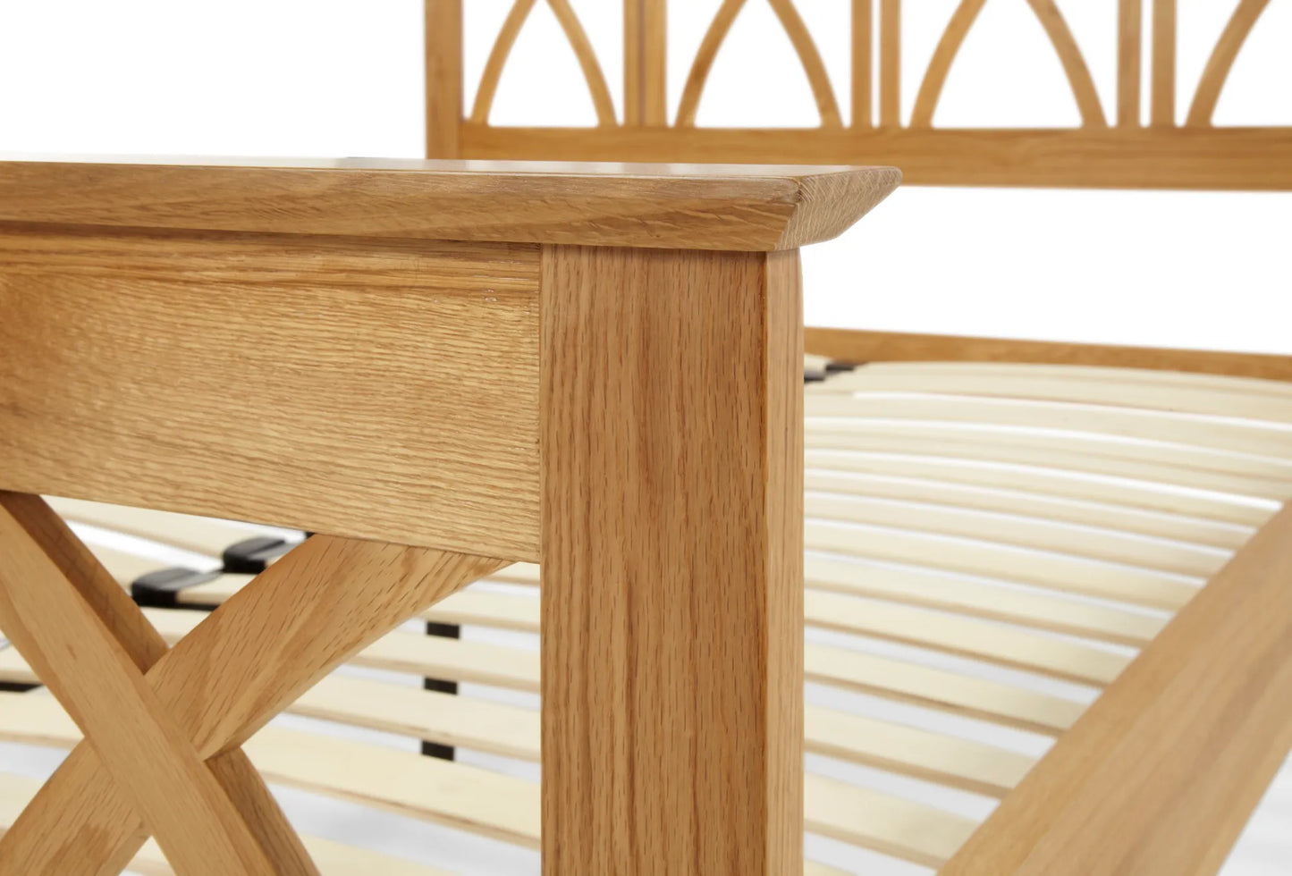 Bliss Oak Wooden Bed Frame