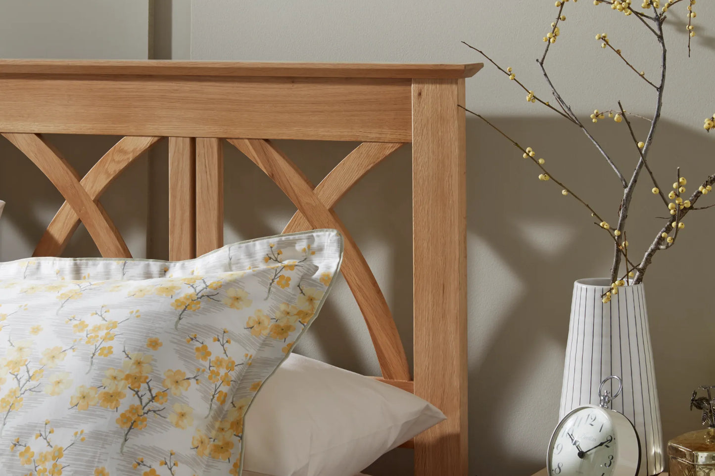 Bliss Oak Wooden Bed Frame