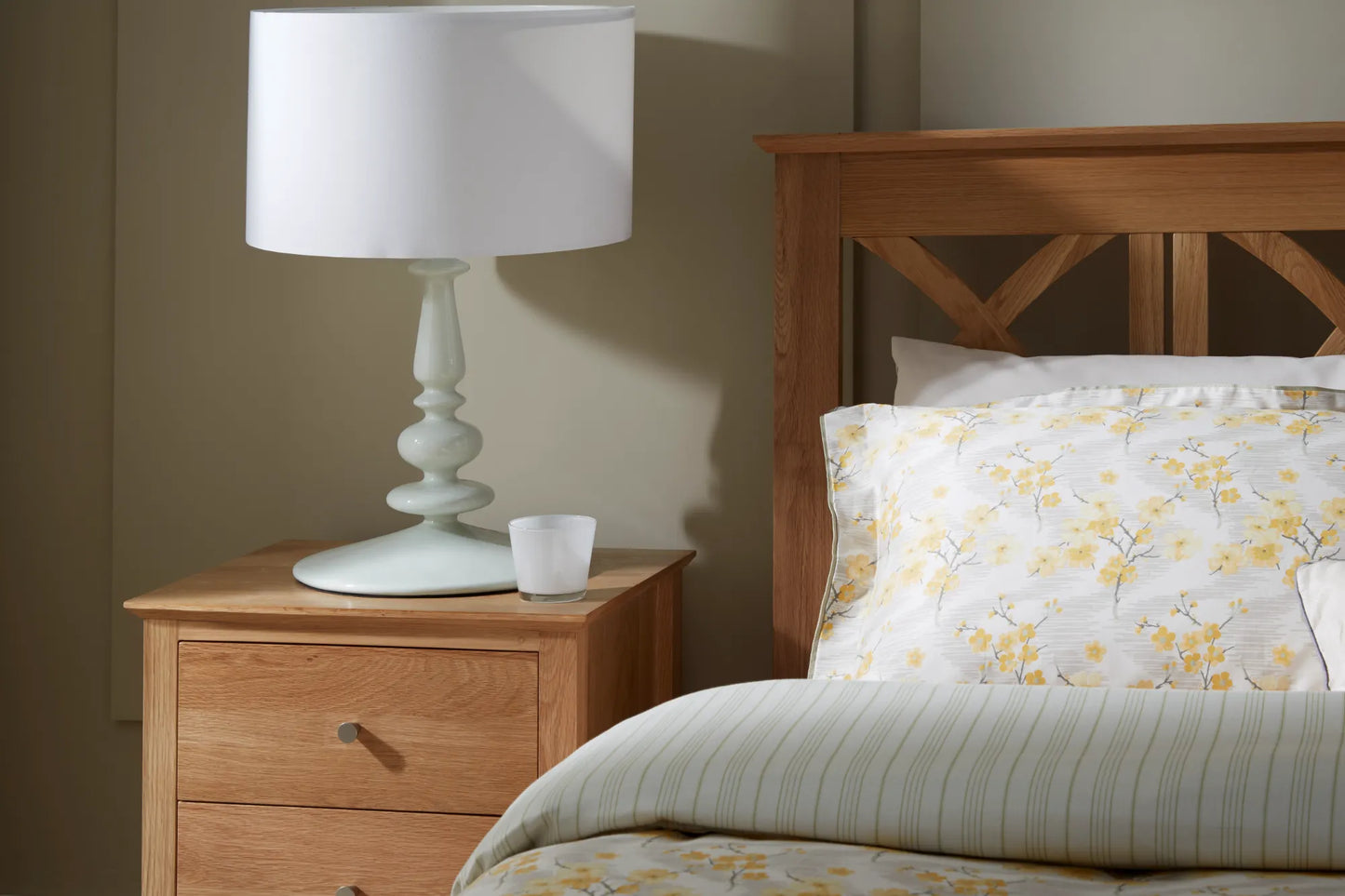 Bliss Oak Wooden Bed Frame