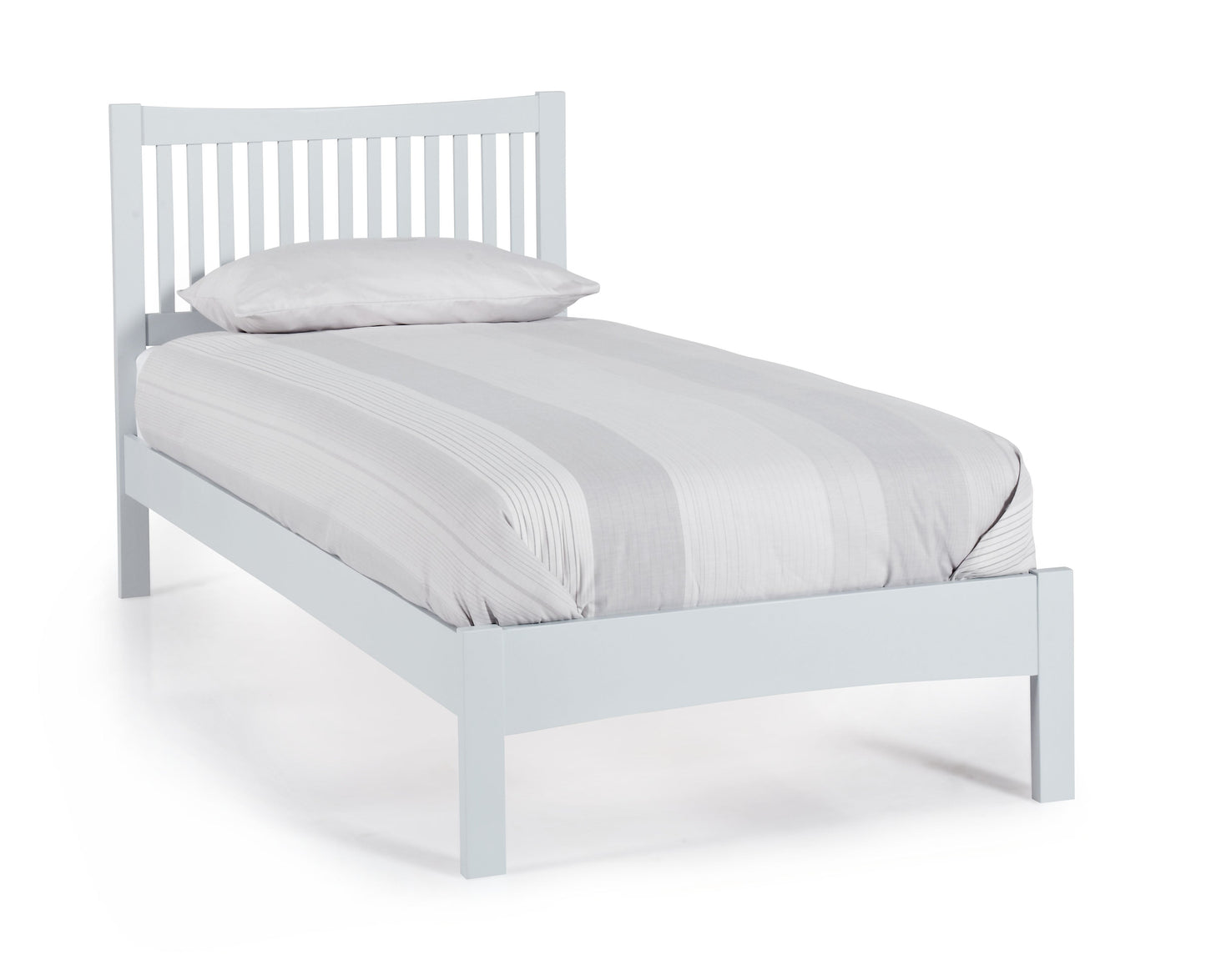 Willow Grey Wooden Bed Frame
