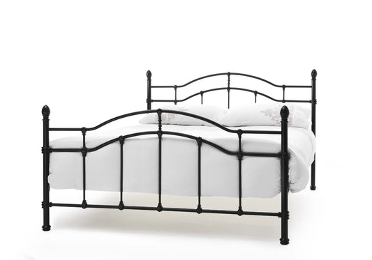 Whisper Black Metal Bed Frame