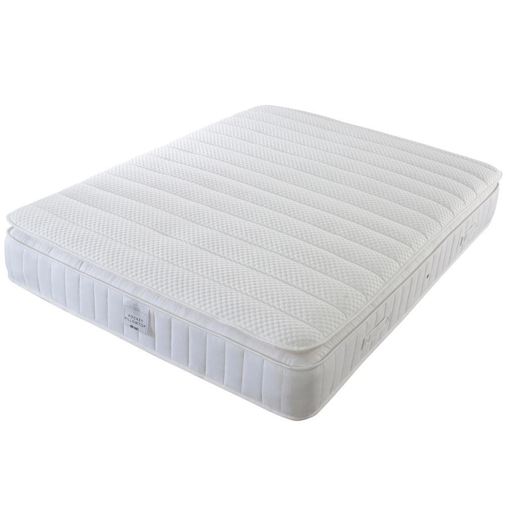 Shire Essentials 1000 Pocket Sprung Memory Foam Pillow Top Mattress