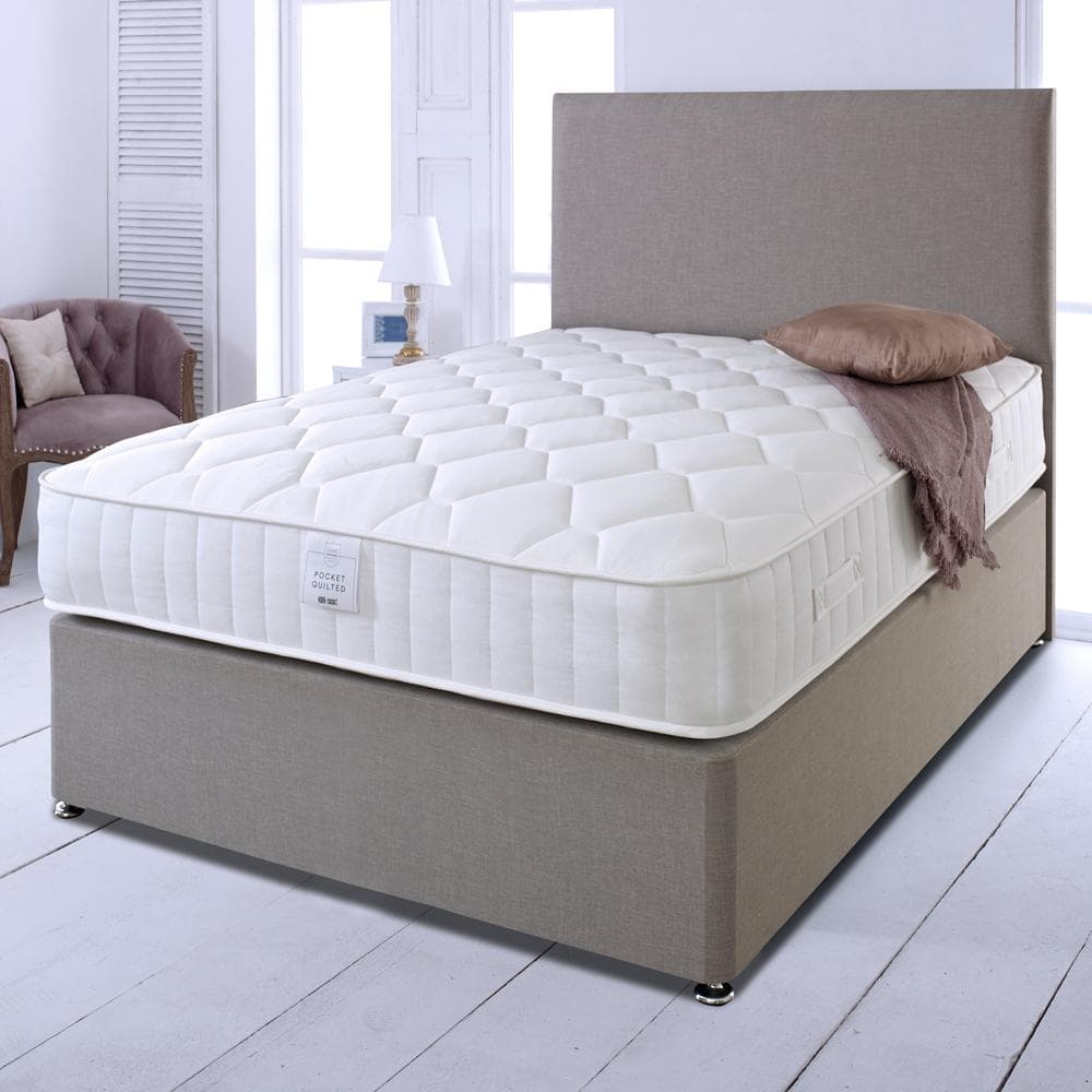 Shire Essentials 1000 Pocket Sprung Quilted Mattress