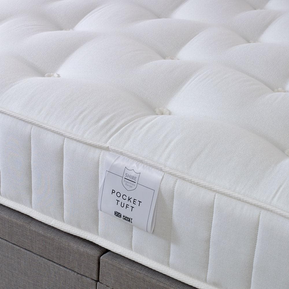 Shire Essentials 1000 Pocket Sprung Tufted Mattress