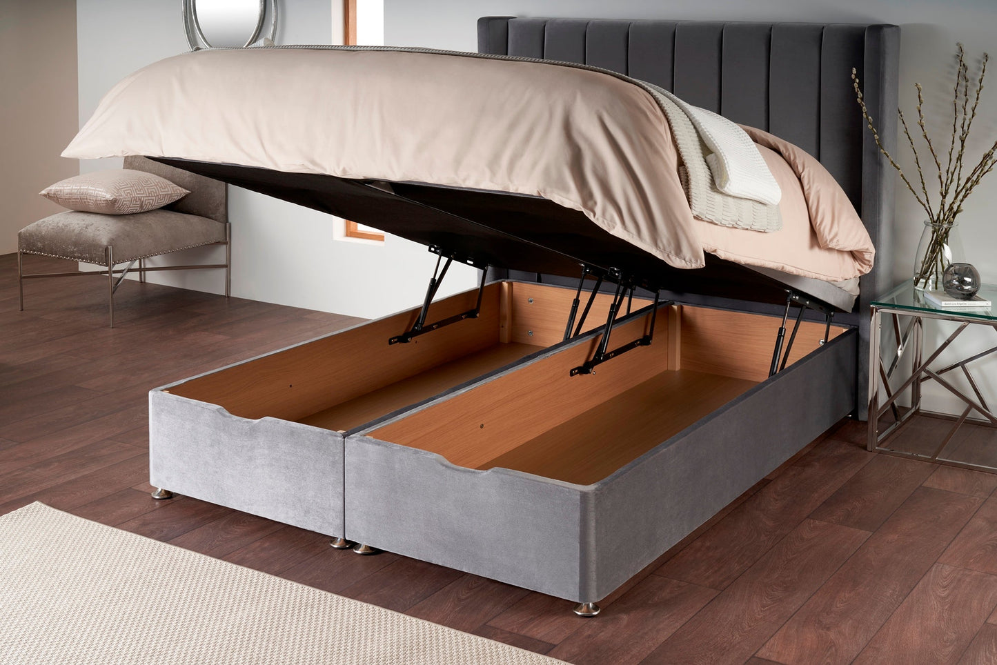 Signature Ottoman Storage End Lift Divan Bed Base