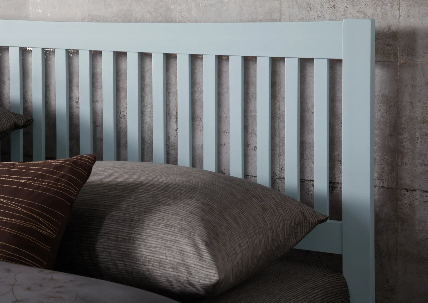 Willow Grey Wooden Bed Frame