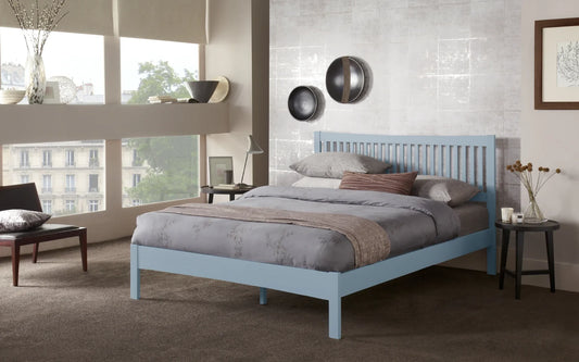 Willow Grey Wooden Bed Frame