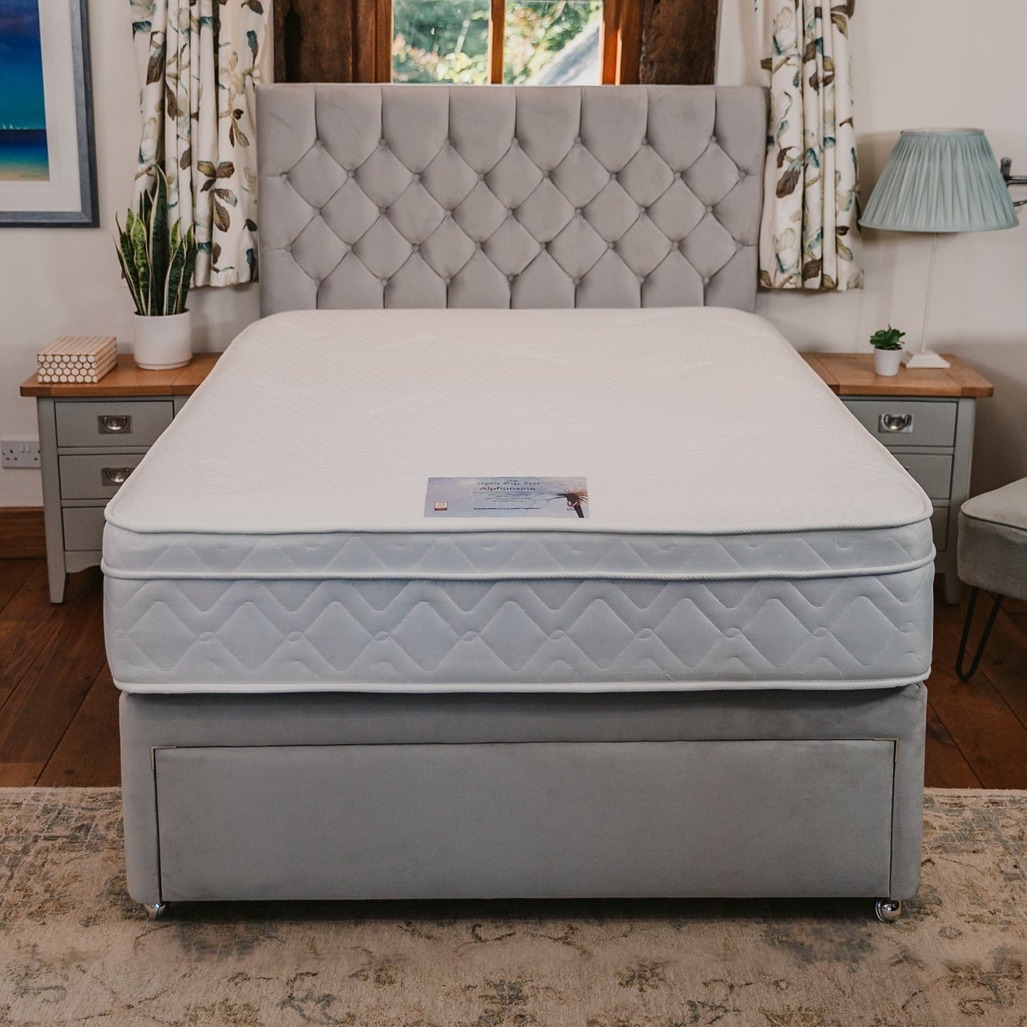 Alphonsine 3000 Pocket Sprung Encapsulated Memory Foam Bamboo Mattress