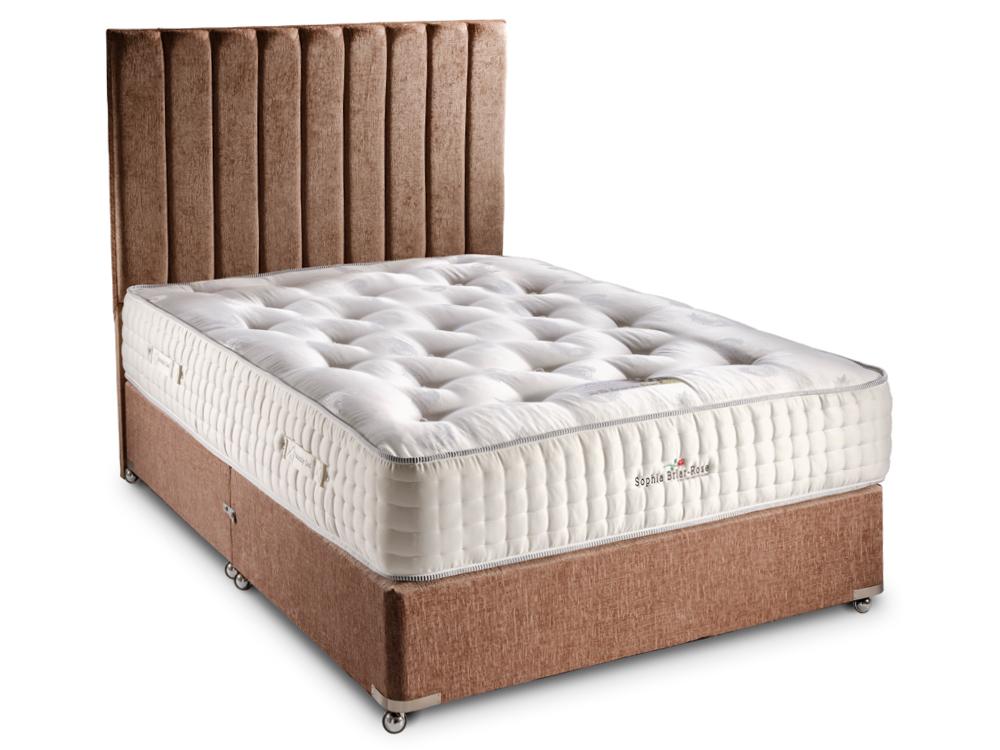 Sophia Briar-Rose Amber 1000 Pocket Sprung Alpaca Wool Bamboo Natural Mattress