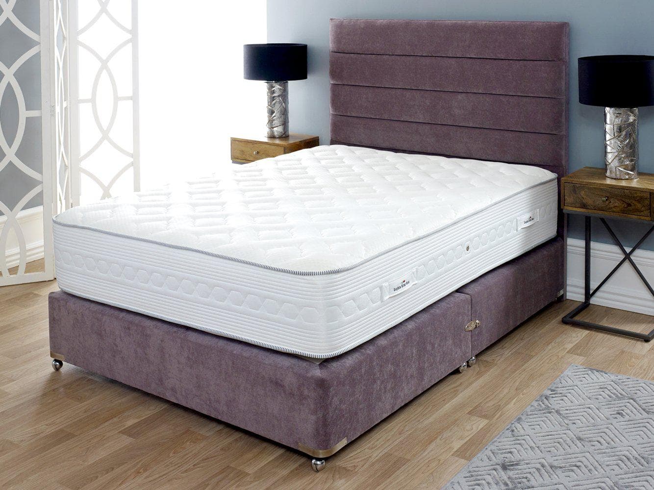 Sleep Revolution Lotus Floor Standing Upholstered Headboard
