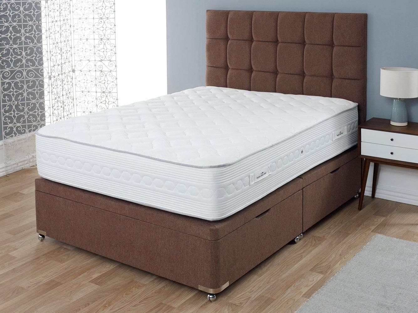 Sleep Revolution Dual Season Floor Standing Upholstered Headboard