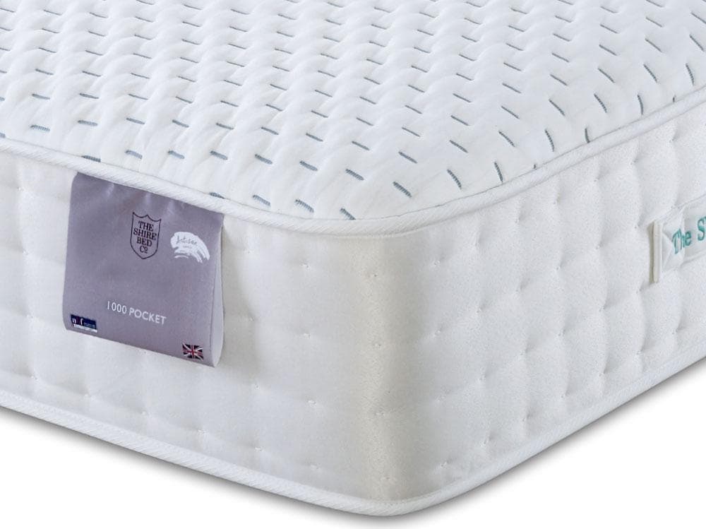 Shire Wenlock 1000 Pocket Sprung Latex Natural Fillings Mattress